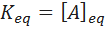 Constante de equilibrio de solubilidad para solutos moleculares