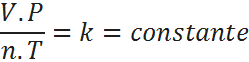 Ley de los gases ideales reordenada