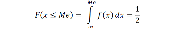 Cómo calcular la mediana de la distribución exponencial