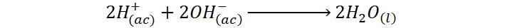 Ejemplo de ecuación molecular