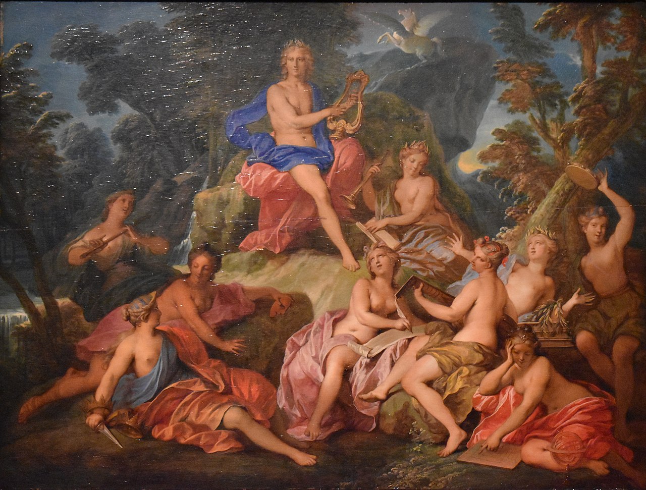 Nicolas Bertin, Apollo et les muses