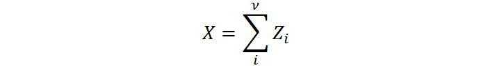 Definición de variable aleatoria de la distribución chi cuadrado, ji cuadrado o χ2