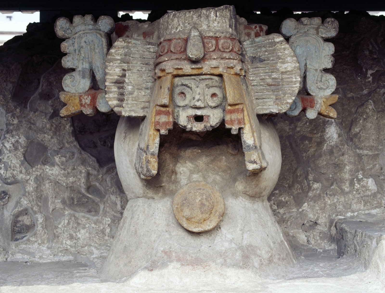 Tlaloc, the Aztec god of rain and fertility